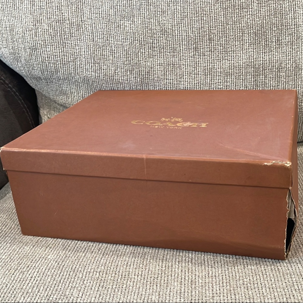 Coach Brown Chelsea Boots with Polished Leather - Picture 7 of 8